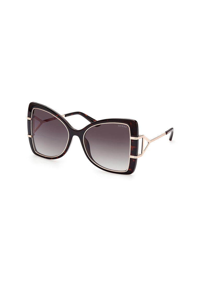 GUESS Women's UV Protection Butterfly Sunglasses - GU785352P58 - Lens Size: 58 Mm - Image 1